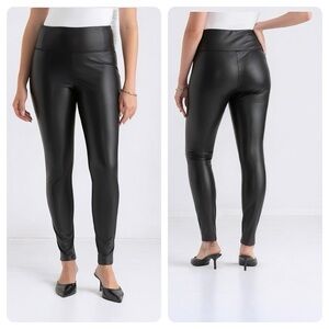 Womance High Rise faux leather leggings Sz S